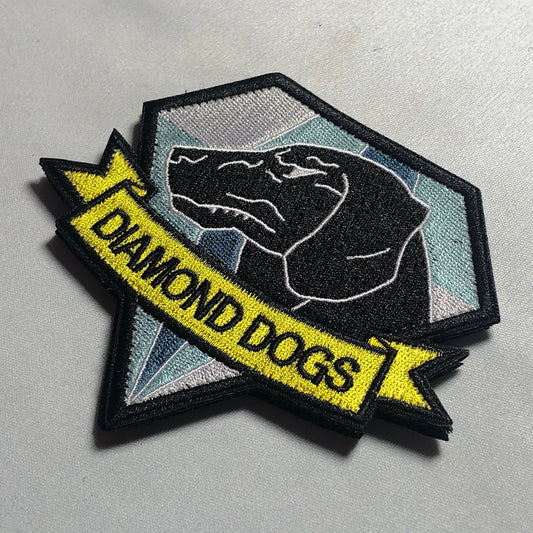 DIAMOND DOGS Patch Morale Cosplay Metal Solid Army MGS Tactical Gear Military Company Mother Base Mercenary cosplay airsoft