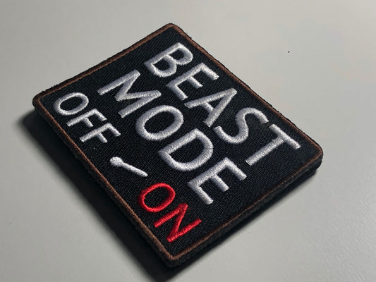 BEAST MODE On Army USA Military Patch Morale Tactical Combat Swat Hook Loop Army Bag Vest tactical ifak funny meme switch uniform