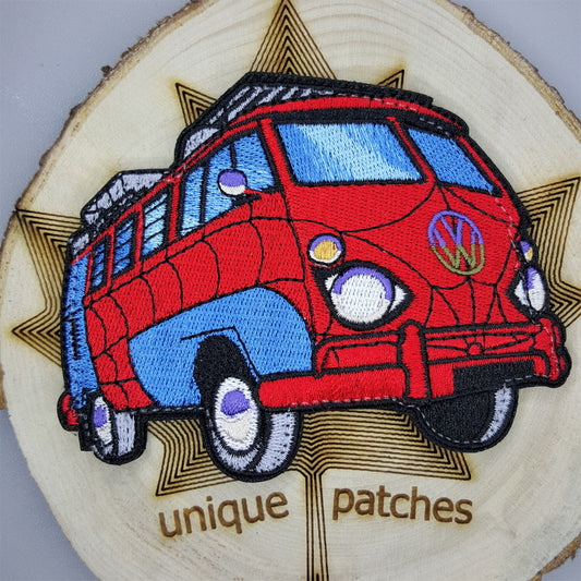 SPIDER MAN BUS transporter Mashup embroidery patch morale Comics hook loop Stan lee Amasing fantasy popculture Peter Parker villain