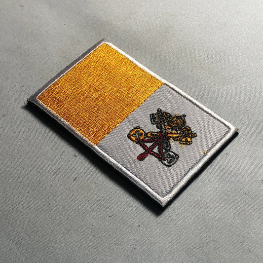 VATICAN Flag Bag Army Patch Morale Tactical Uniform Badge Bag Vest Airsoft meme funny badge Christianity Christ pope