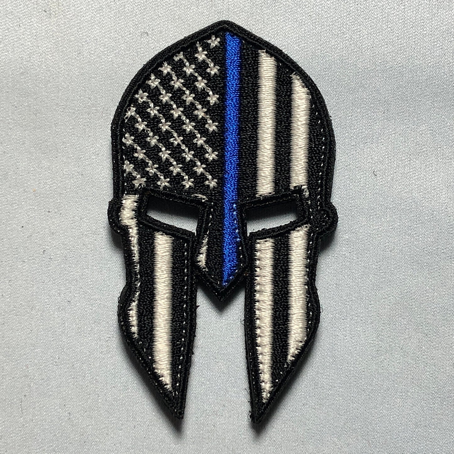 AMERICAN Spartan Helmet Flag Tactical Patch Morale Police Army Roman Maple Red Firefighter Medic Paramedic Police medic blue line red