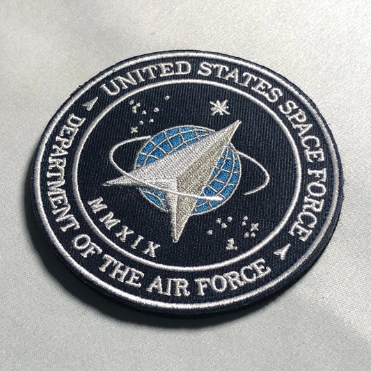 Space Force Department of Air Force Patch Morale Eagle Stars and Stripes Emblem Hook and Loop 3.5" us tactical cosmos astronaut