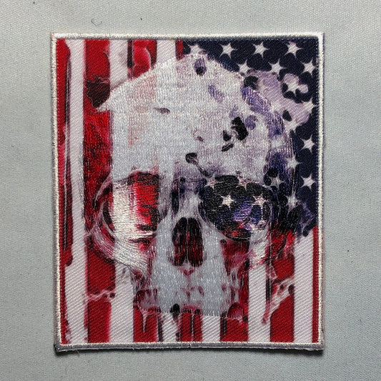 United States Flag Skull Patch Morale Rattlesnake Ready strike American general 1775 2nd Continental Marines usa Army Navy