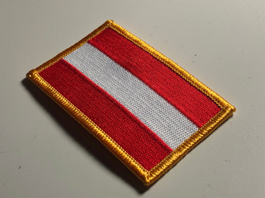 The national flag of Republic Austria iron on patch morale Flagge Österreichs Wienna