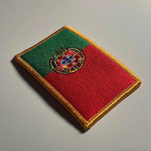 The national flag of Portugal Portuguese Bandeira de Portugal Portuguese Republic iron on patch morale das Quinas Verde-Rubra República