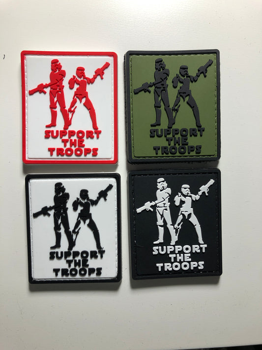Support the troops Patch Morale Tactical army pvc stormtrooper wars imperial Army star