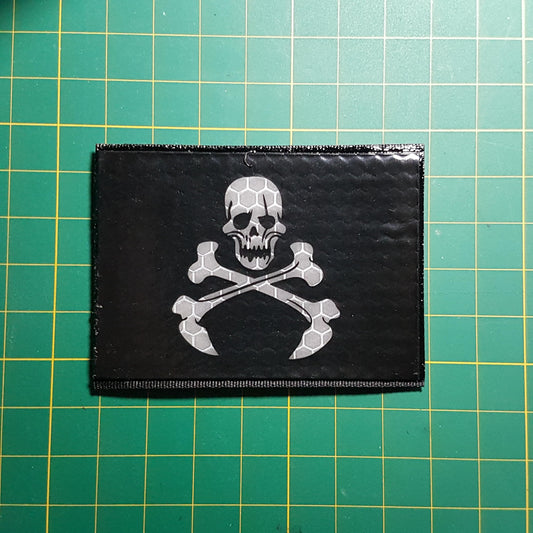 Pirate Crest Halloween Red Police Motorcycle patch morale black badge gear vest bag Airsoft bullet Meme Army