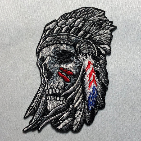 INDIAN CHIEF Bonnet  Patch Morale War Sioux Hatchet Battle Ax Dress Native usa Canada Feathered Tribe Indigenous Tactical Ceremony Cheyenne