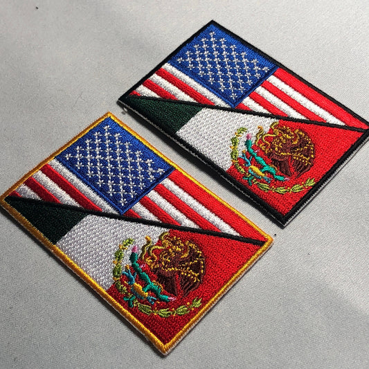 USA Bandera de Mexico FLAG Mexican El Tri The Tricolor Tenochtitlan Coat of arms Patch Morale American ifak tactical badge half bag vest