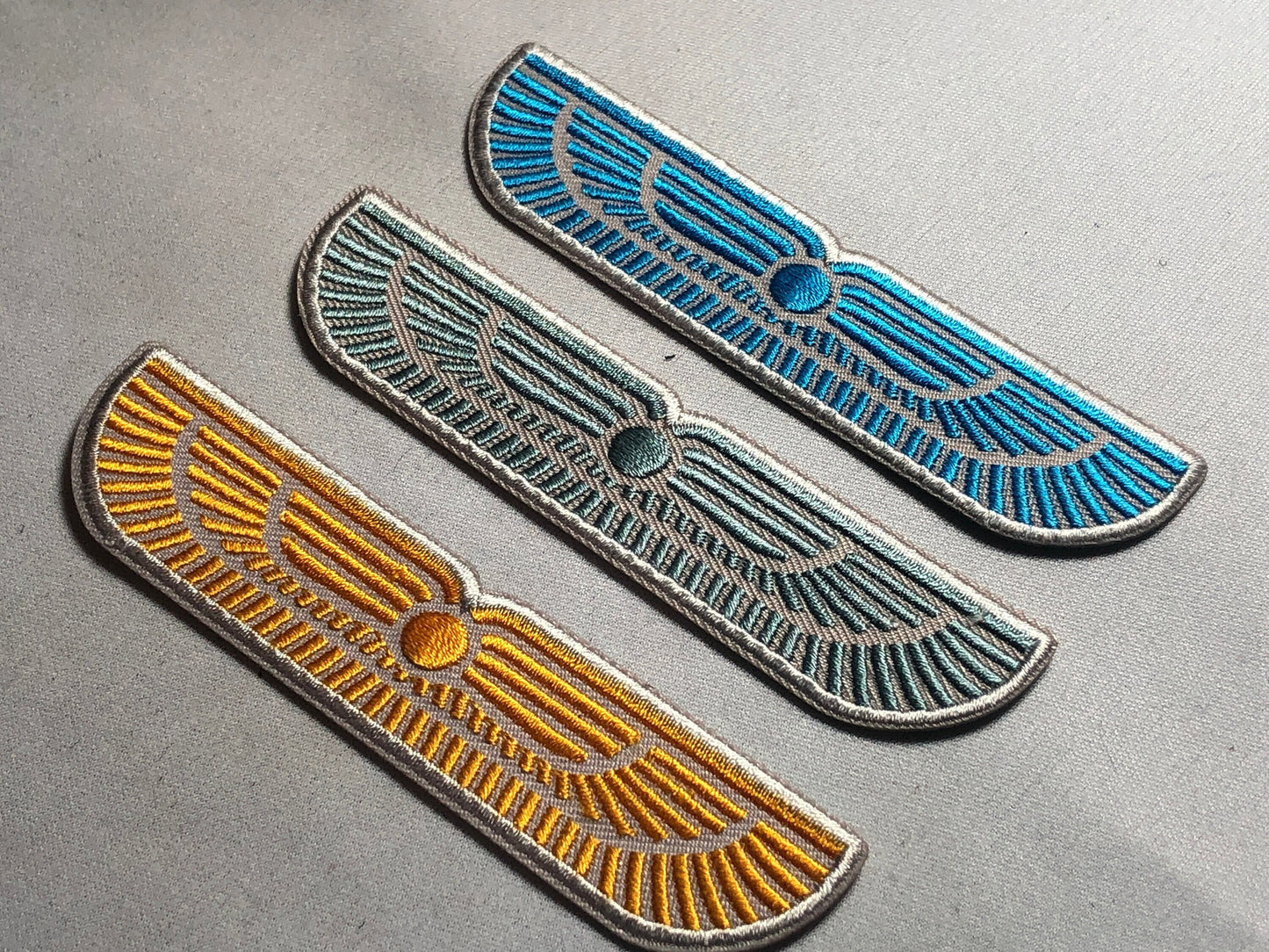 USCSS NOSTROMO Yellow Blue Gray Wings Officer Ranks Yutani WEYLAND patch Movie Prop Costume cosplay crew Alien Badge Uniform Ship