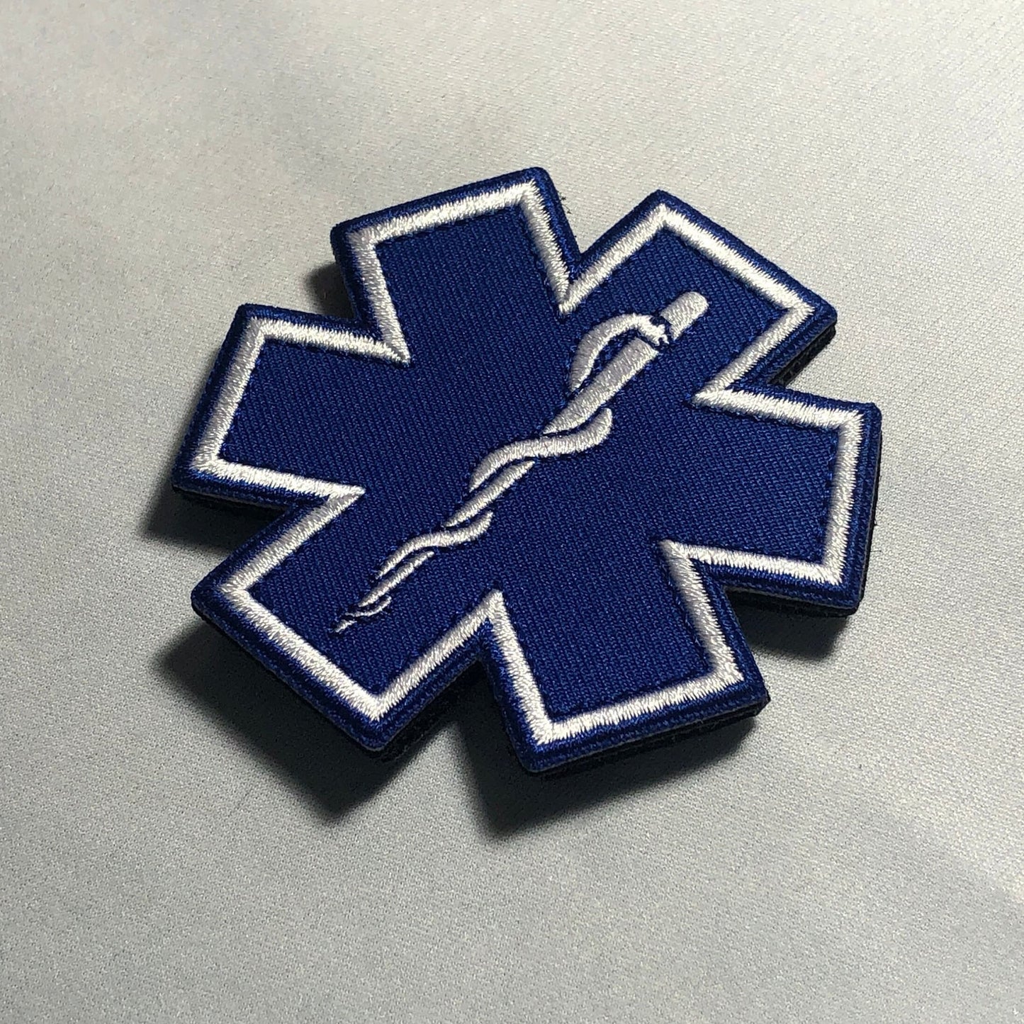 EMS EMT CADUCEUS Blue Medic Snake patch Morale American red Line Doctor medic army paramedics Nurse Nursing uniform quality Star of Life