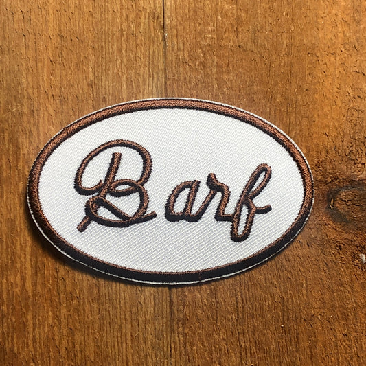 BARF Nametag Spaceballs Patch Morale Cosplay Halloween Uniform Jacket Half Do Lone Star John Candy