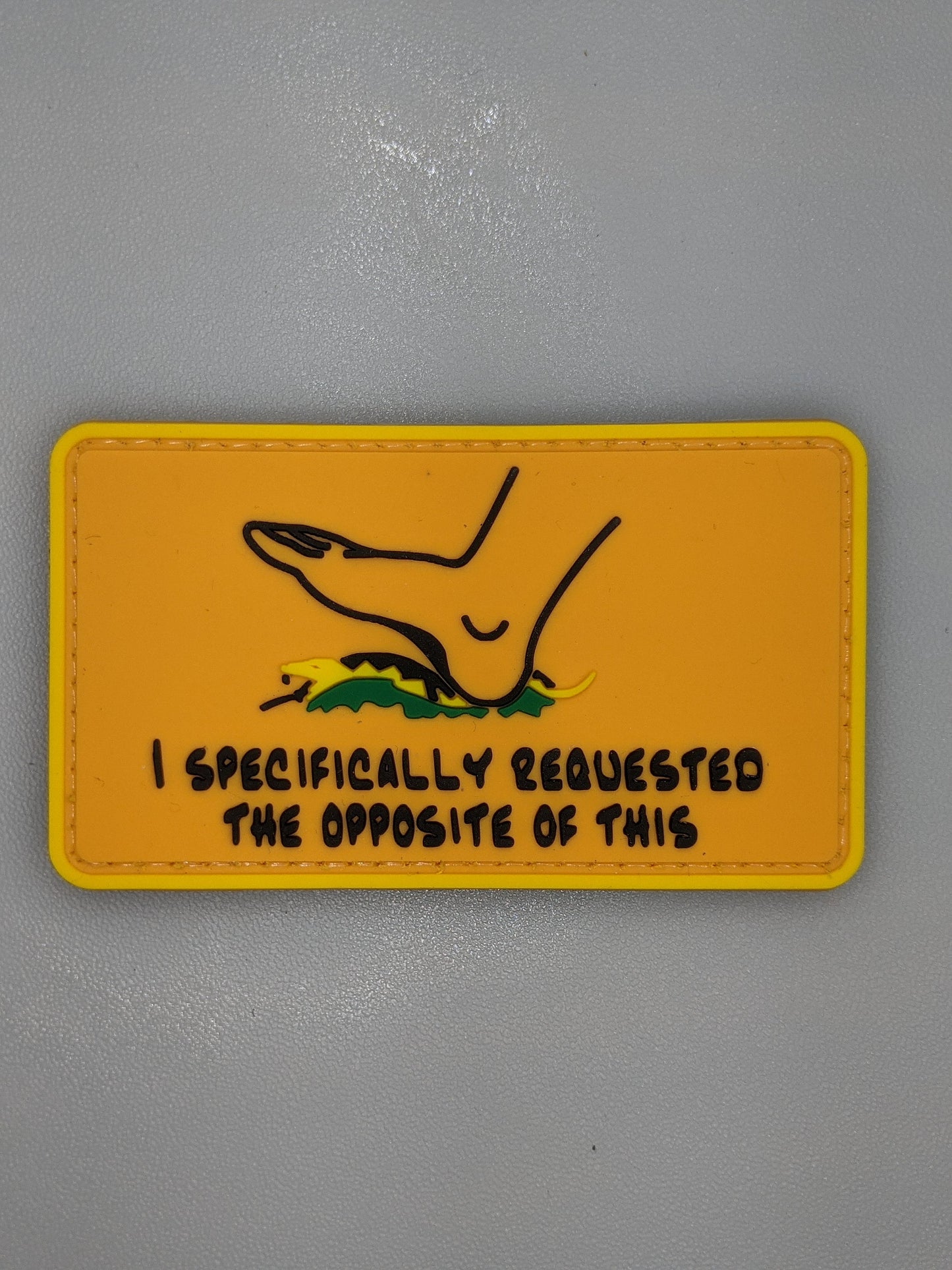 Funny DON'T TREAD On Me PVC/Rubber Patch Morale Tactical what the fuck badge Vest ifak bag exclamation of amazement confusion disbelief