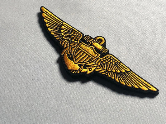 NAVAL AVIATOR WINGS Top gun Maverick Tom Cruise Tomcat f14 vf-1 f-14 Patch Morale usn Navy Movie prop Costume Cosplay Uniform Shoulder