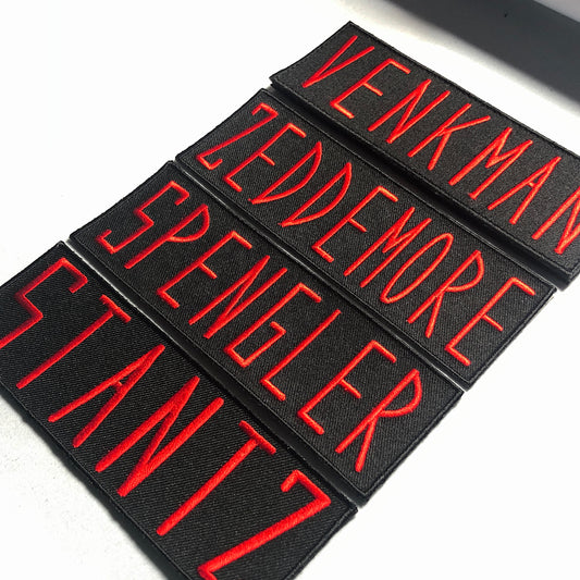 Nametags GHOSTBUSTERS Ghost Busters Patch Movie Prop Costume Cosplay 2 Crew Alien Badge Uniform Name Venkman Stantz Spengler Zeddemore NY