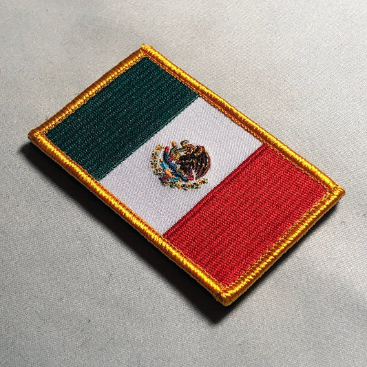 Bandera de México Mexico FLAG pvc or Embroidery Patch logo Mexican Iron On de México El Tri The Tricolor Tenochtitlan Coat of arms