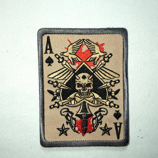 Ace of SPADES card Spec Ops unit devgru navy NSWDG Flag Pirate Seal Team 6 Blackbeard Tactical Patch Morale US Badge Badge isaf isis ifak