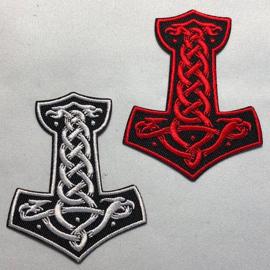 Mjölnir hammer thunder god THOR Norse Scandinavia VIKING Warriors Mythology Patch Morale tactical Huginn Muninn Odin Midgard God Runes