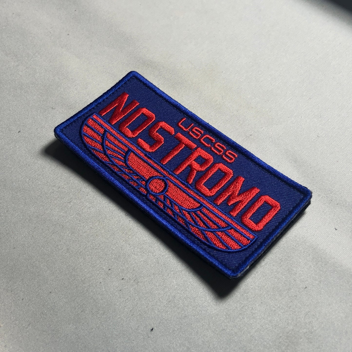 USCSS NOSTROMO Patch Morale Cargo Ship Vehicle Officer Alien Yutani WEYLAND Movie Prop - Costume Cosplay Crew Alien Badge Uniform Red Yellow