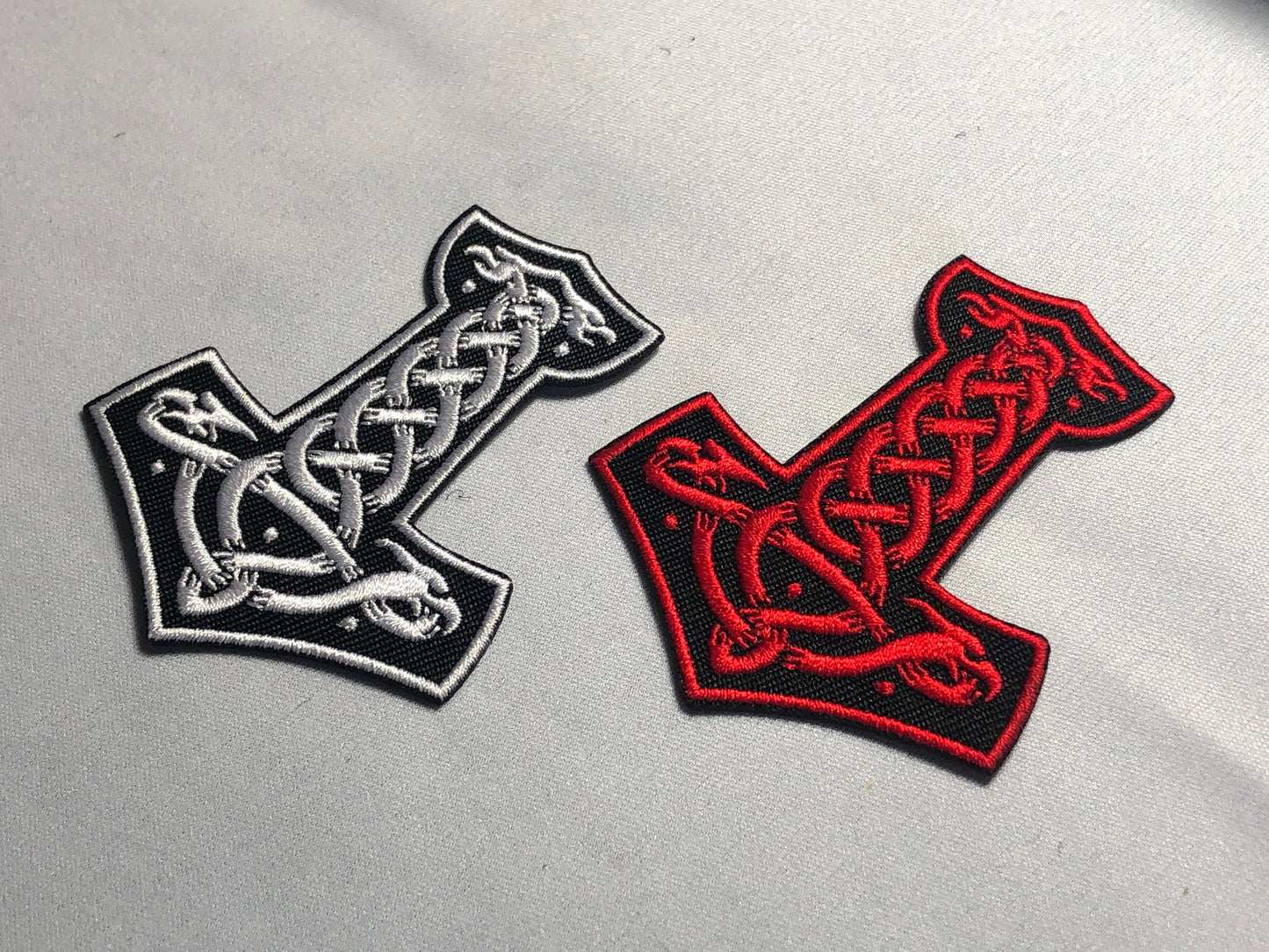 Mjölnir hammer thunder god THOR Norse Scandinavia VIKING Warriors Mythology Patch Morale tactical Huginn Muninn Odin Midgard God Runes