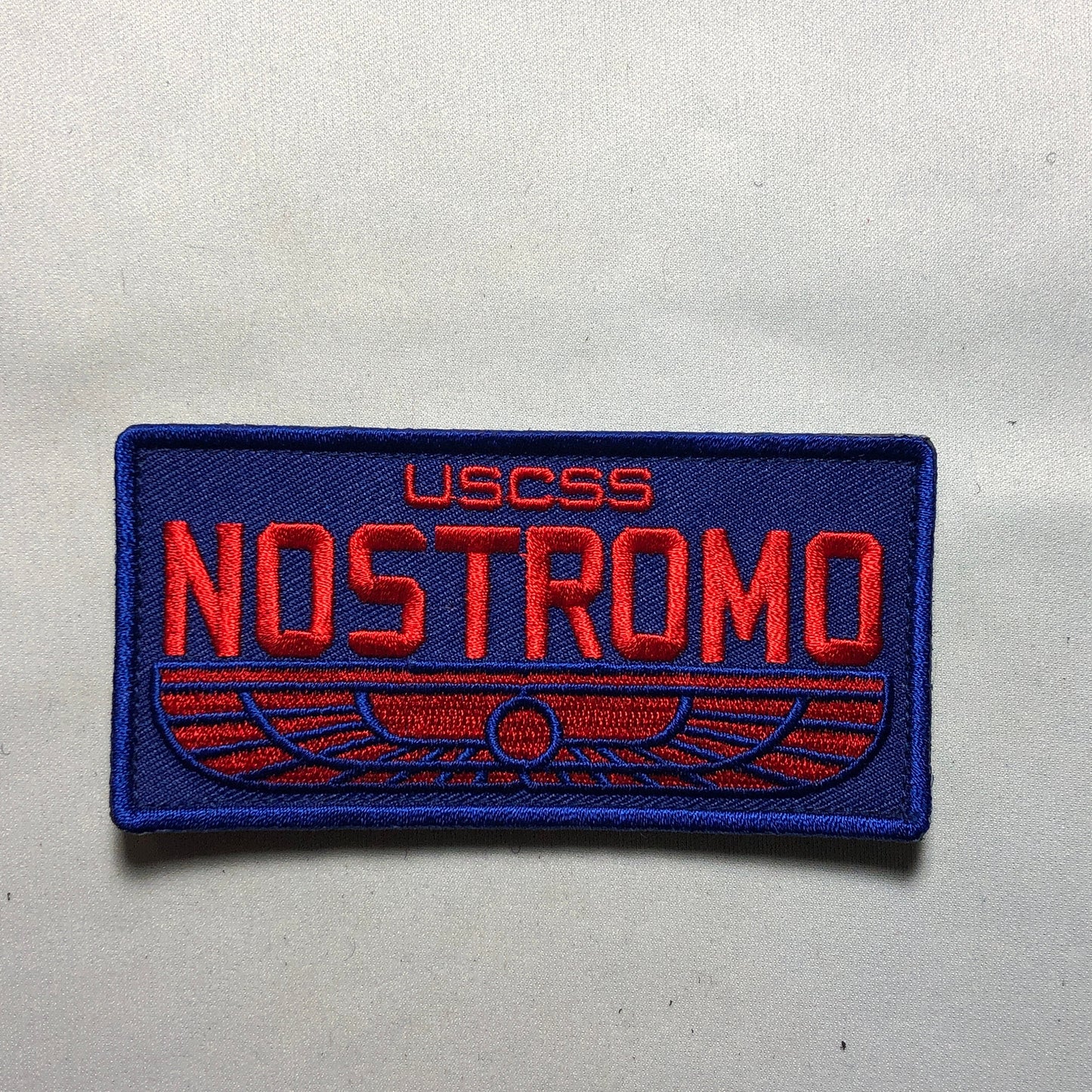 USCSS NOSTROMO Patch Morale Cargo Ship Vehicle Officer Alien Yutani WEYLAND Movie Prop - Costume Cosplay Crew Alien Badge Uniform Red Yellow