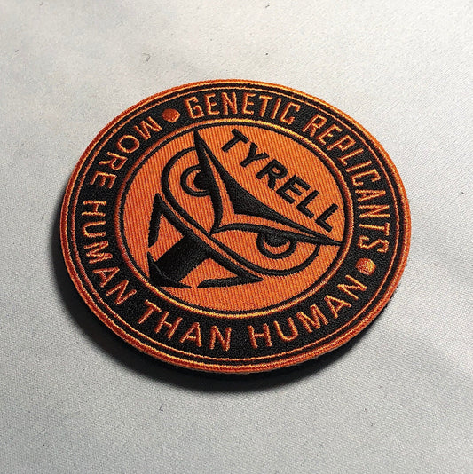 TYRELL CORPORATION Replicants More Human Than Human Patch Morale hook and loop Movie Blade Runner 2049 Nexus Android Ridley Scott iron on