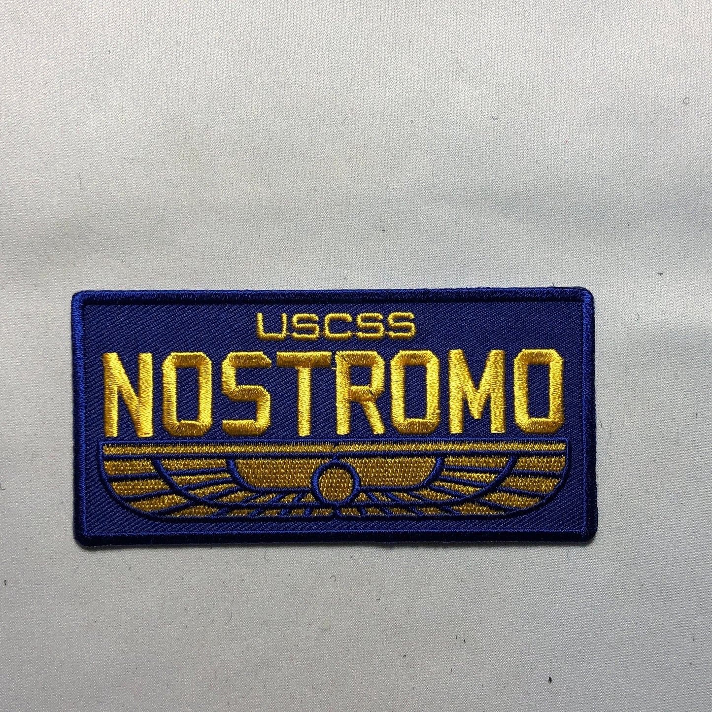 USCSS NOSTROMO Patch Morale Cargo Ship Vehicle Officer Alien Yutani WEYLAND Movie Prop - Costume Cosplay Crew Alien Badge Uniform Red Yellow