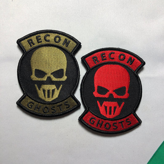 GHOST RECON Medic Embroidered Patch Morale Shooting Airsoft Mask Military Tactical The Ghosts Special Forces jsoc delta force Seal Team