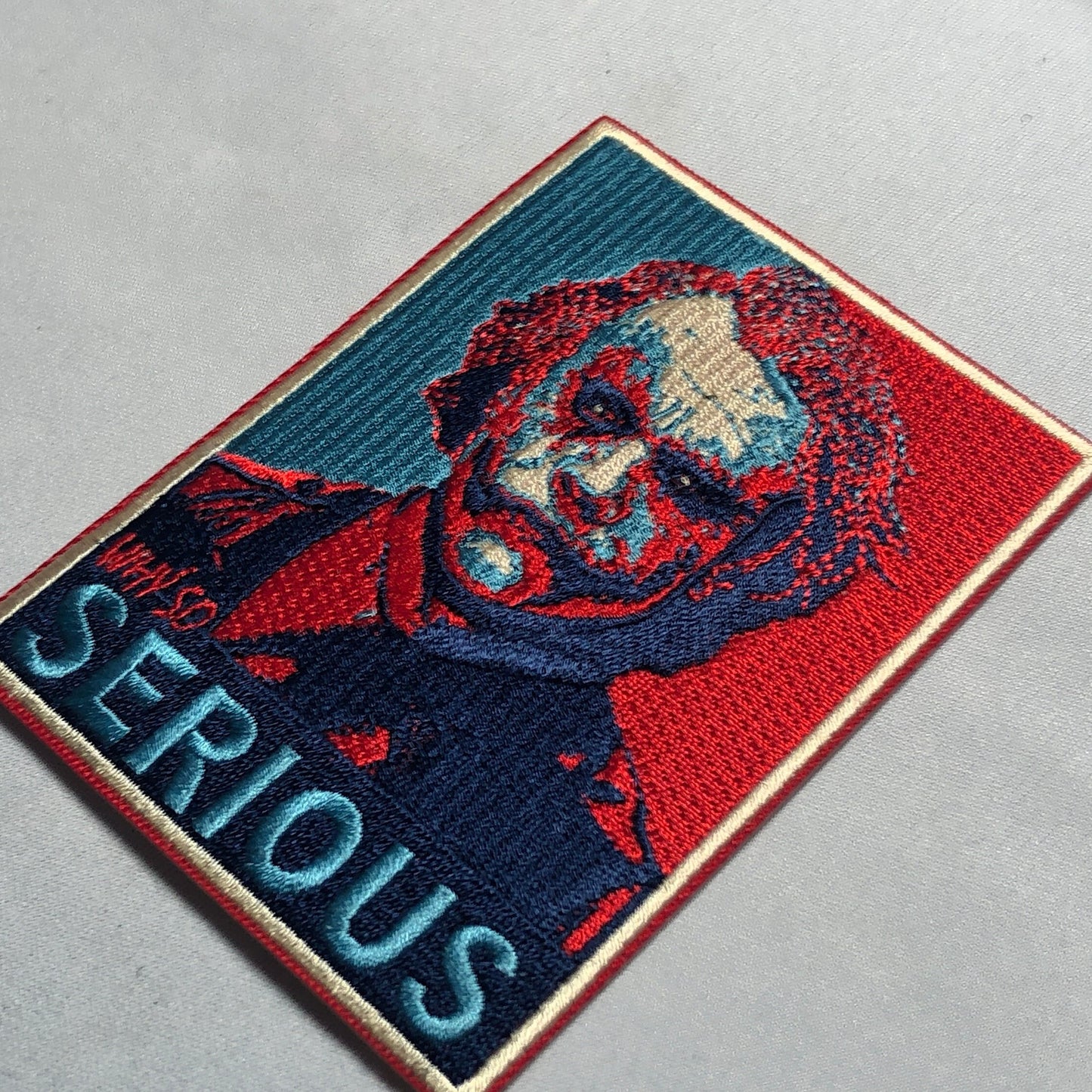 WHY SO SERIOUS Hope design Joker Face Patch Heath Ledger The Dark Knight movie  Quality  Tactical Smile Military Card why so serious