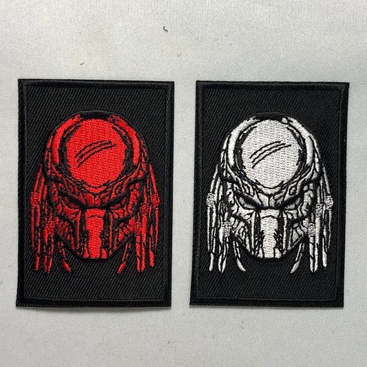 Predator Face Movie Patch morale Alien Movie Arnold Schwarzenegger tab Auto destruction hook and loop Tactical Army cosplay forest