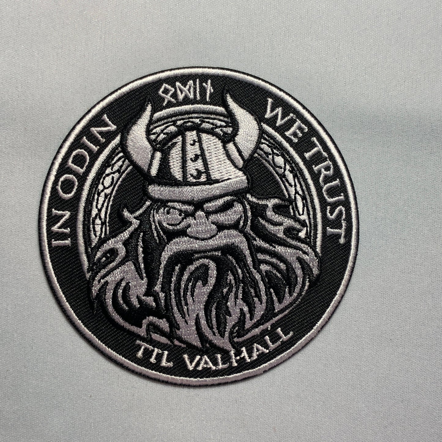 In Odin We trust BEARDED Viking Army Milspec Patch Morale Master Of Fury Skull Army Military Norse Tactical Scandinavian Denmark tactical
