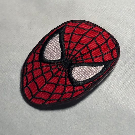 SPIDER head The Amazing Patch morale Comics Halloween Costume Superhero dc Peter Parker Silver Age of Comic Books head spider man kids