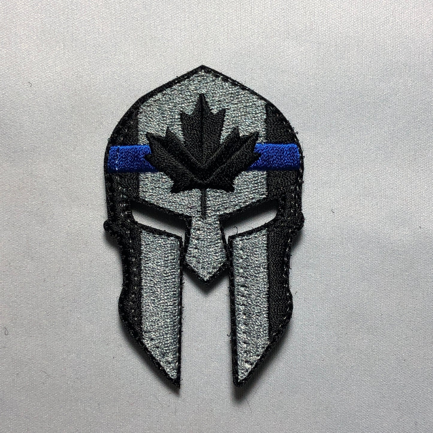 Canadian SKULL Spartan Punishe Helmet Flag Tactical Patch Morale Police Army Roman Maple Red Firefighter Medic Paramedic Subdued mean eye