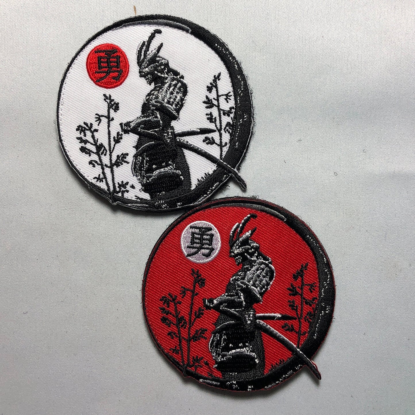 YU Heroic Courage SAMURAI Patch Morale Japan Japanese KanJi Sword kindness Rising Sun Bushido moral Code Virtues Marshall Art spirit