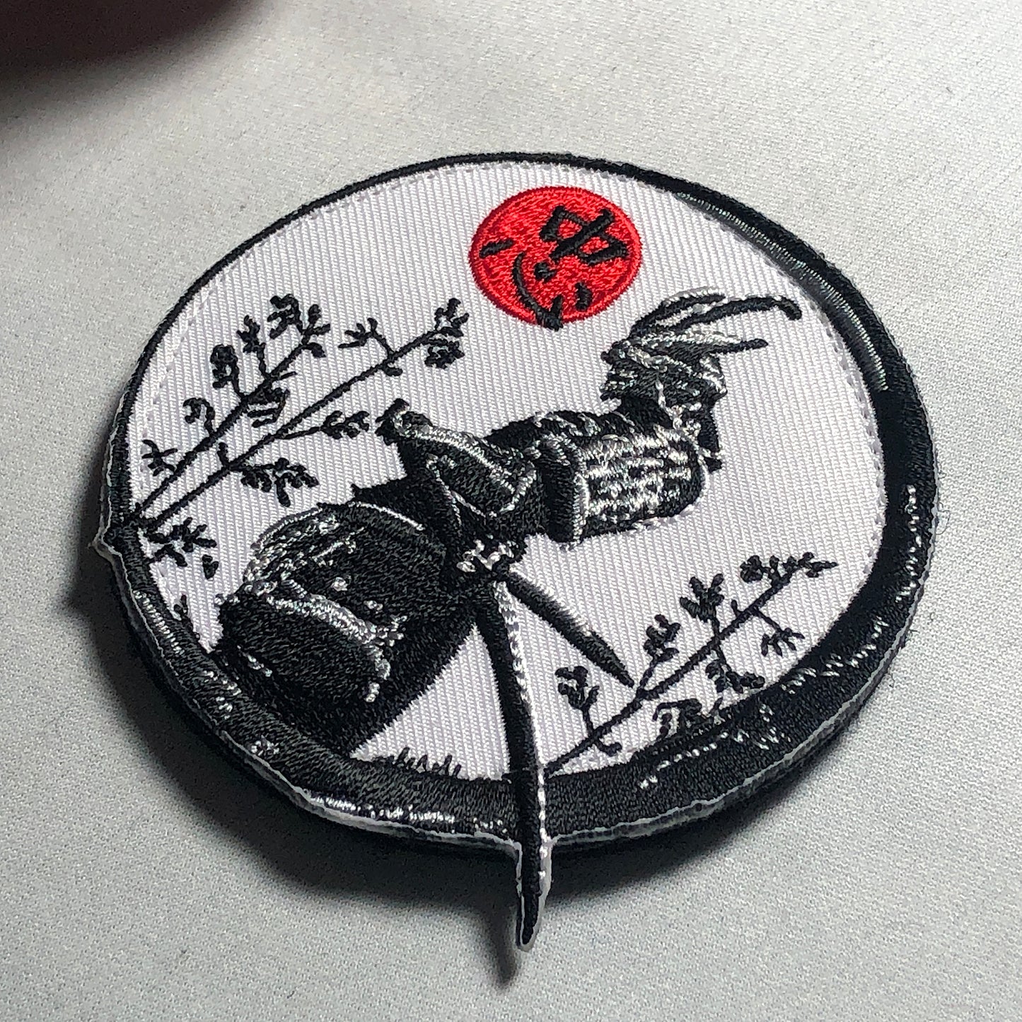 CHU Loyalty SAMURAI Patch Morale Japan Japanese KanJi Sword kindness Rising Sun Bushido moral Code Virtues Marshall Art spirit