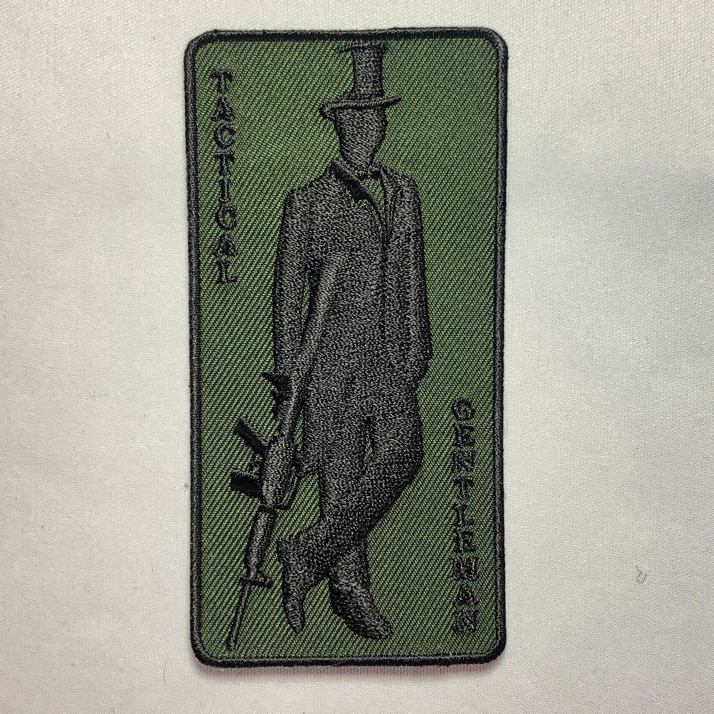 TACTICAL GENTLEMAN Patch Morale Army Green brown Tactical Bag Range meme funny USA 2nd Amendment Arms AR15 ar-15 Military Uniform shooting