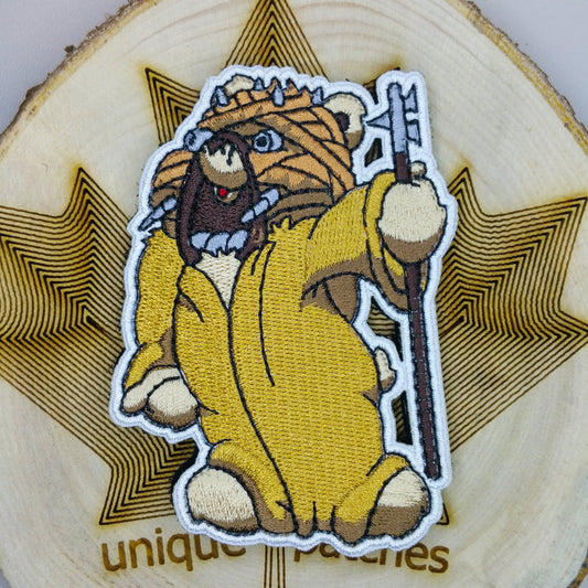 TUSKEN RAIDER Care Mashup Bear embroidery patch morale Comics hook loop movie Star Wars Sand People Anakin Luke Skywalker Ghorfa Hoar funny