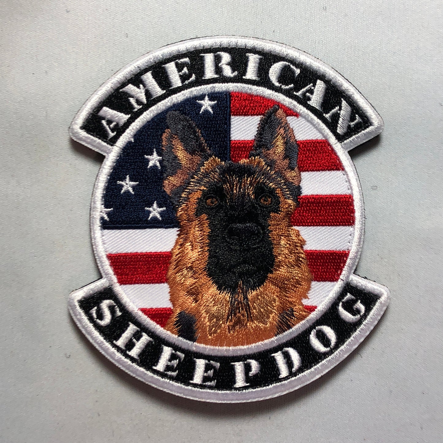 AMERICAN SHEEPDOG GSD German Shepherd usa flag Patch Morale Deutscher SchaeferHund dog training K-9 Canine American Flag tactical bag vest