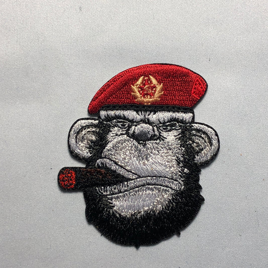 Russian Spetsnaz Red Beret Special tactical Forces APE SMOKING CIGAR Patch Morale Embroidery Monkey Navy Russia Seals Ace Card vdv