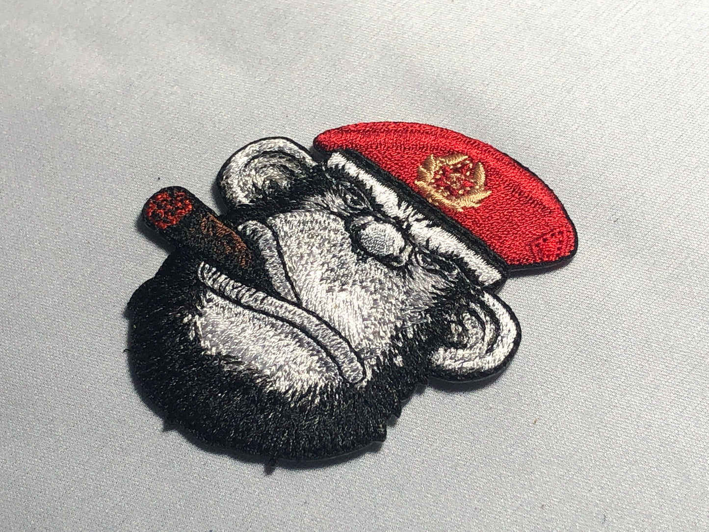 Russian Spetsnaz Red Beret Special tactical Forces APE SMOKING CIGAR Patch Morale Embroidery Monkey Navy Russia Seals Ace Card vdv