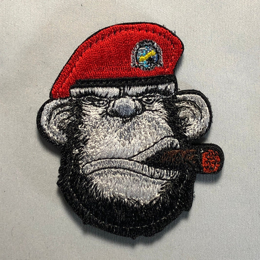 Tactical Cigar Commander: Ape Smoking Cigar Morale Patch