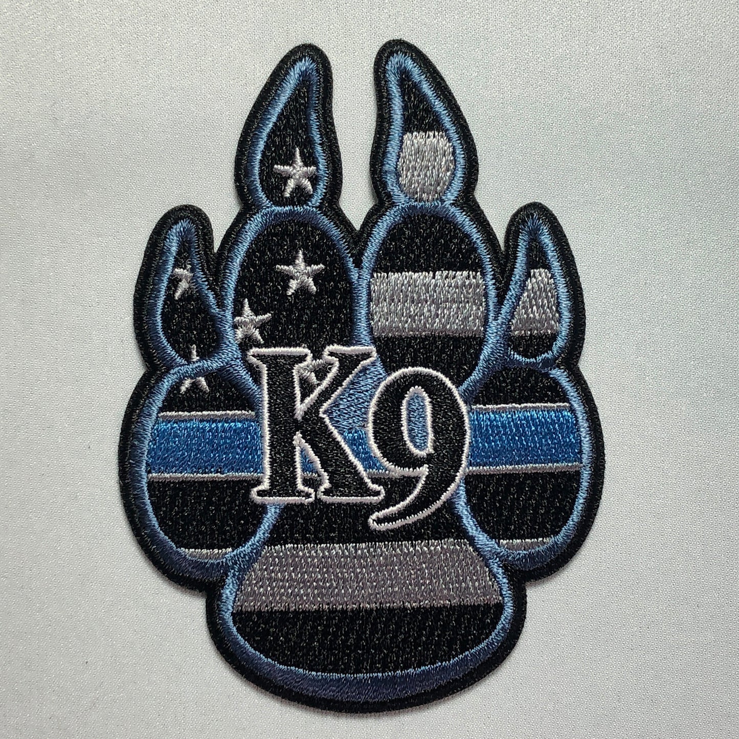 Blue line Orange SAR K9 Dog Paw Canine GSD  Swat Cut Patch Usa Flag Morale Police America Law Enforcement Cop Order Uniform Tactical bag