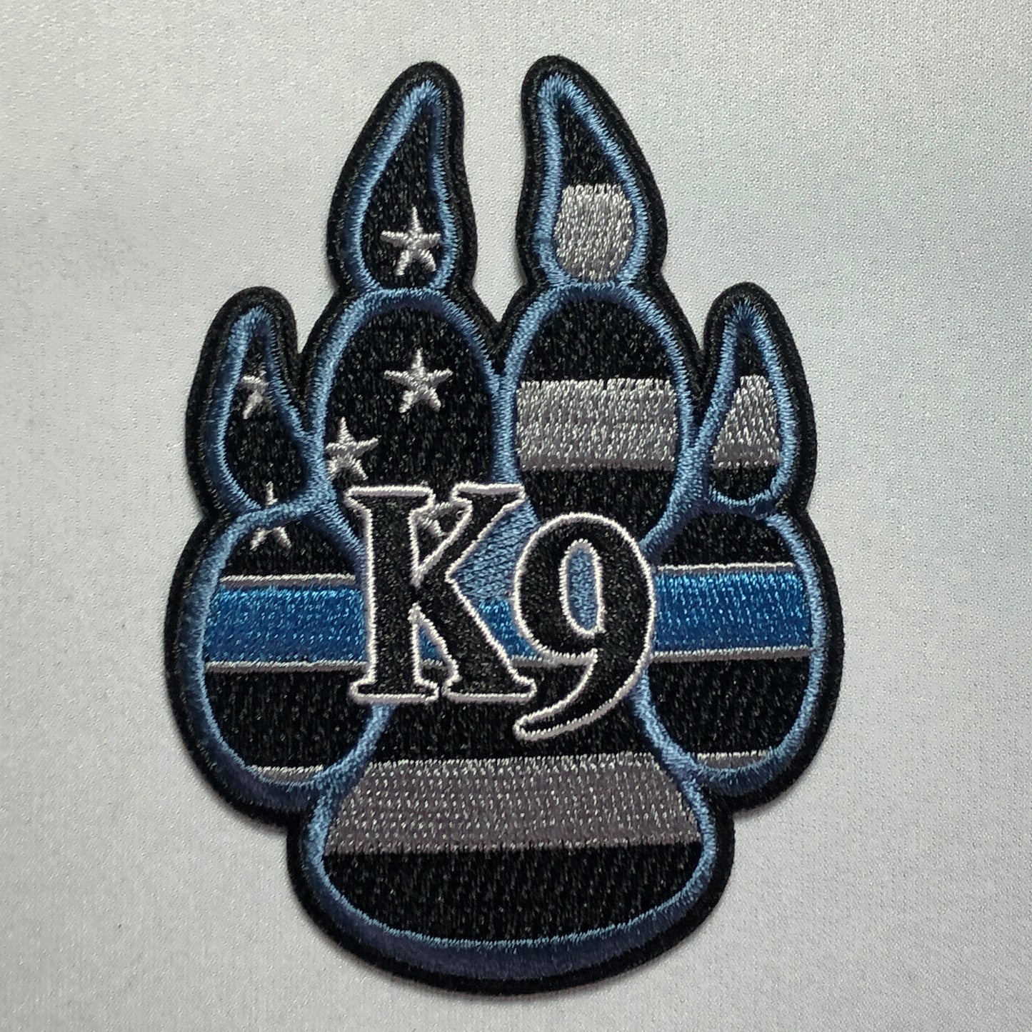 Blue line Orange SAR K9 Dog Paw Canine GSD  Swat Cut Patch Usa Flag Morale Police America Law Enforcement Cop Order Uniform Tactical bag