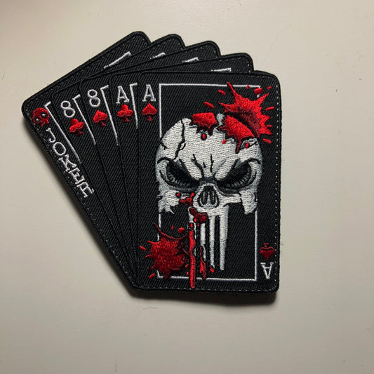 Full House Ace SPADES card Spec Ops unit devgru navy NSWDG Flag Pirate Seal Team 6 Blackbeard Tactical Patch Morale US skull isaf isis ifak