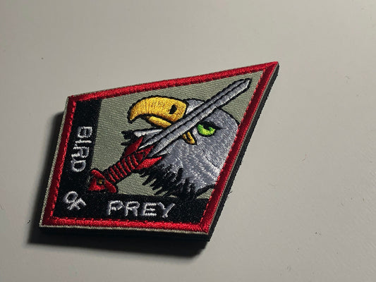 USAF Air Force Area 51 Bird Prey Military Hook Loop Patch Morale Fastener Emblem Badge eagle sword airplane