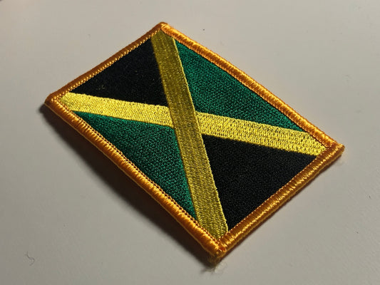 The national flag of Jamaica iron on patch morale Jumieka Carribian