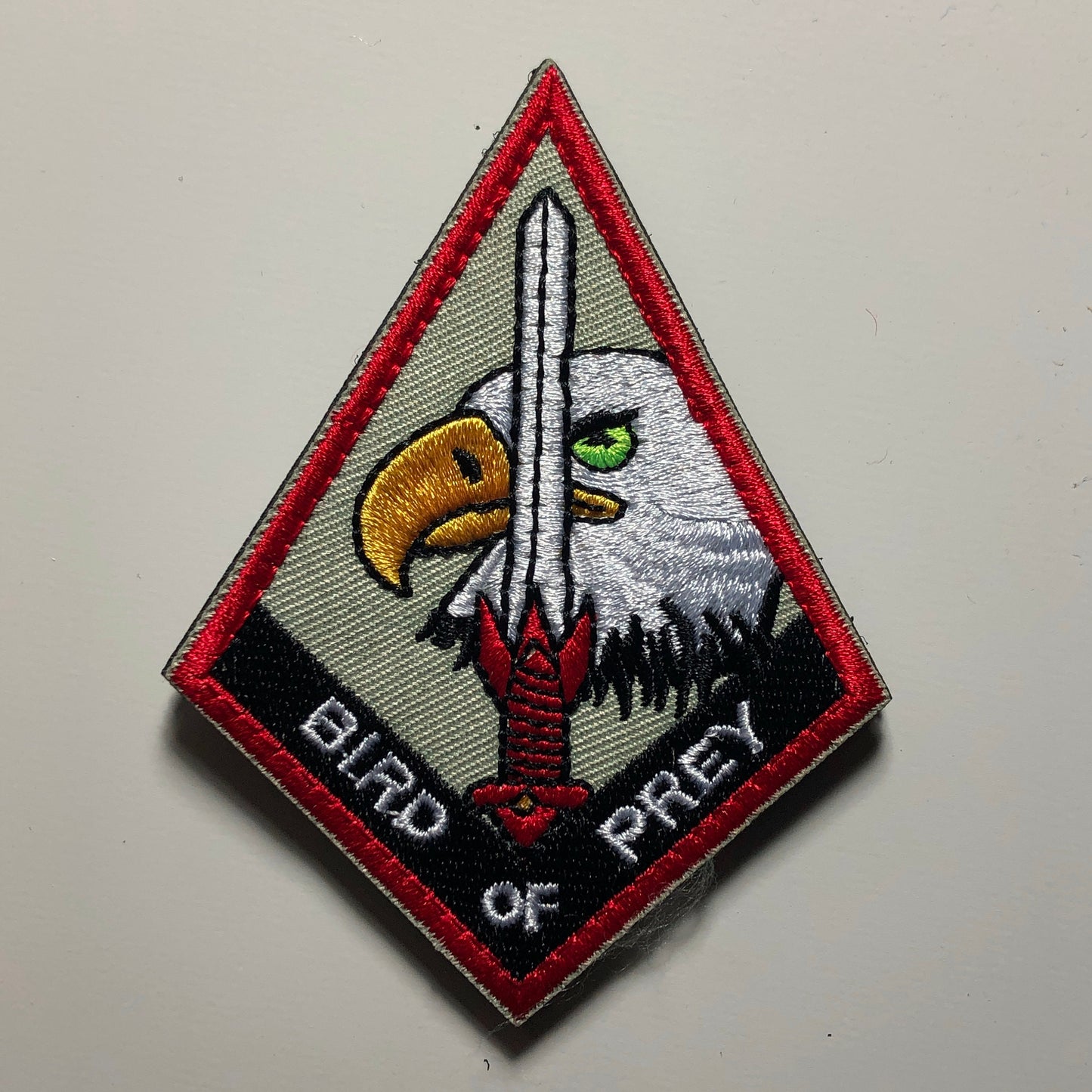 USAF Air Force Area 51 Bird Prey Military Hook Loop Patch Morale Fastener Emblem Badge eagle sword airplane