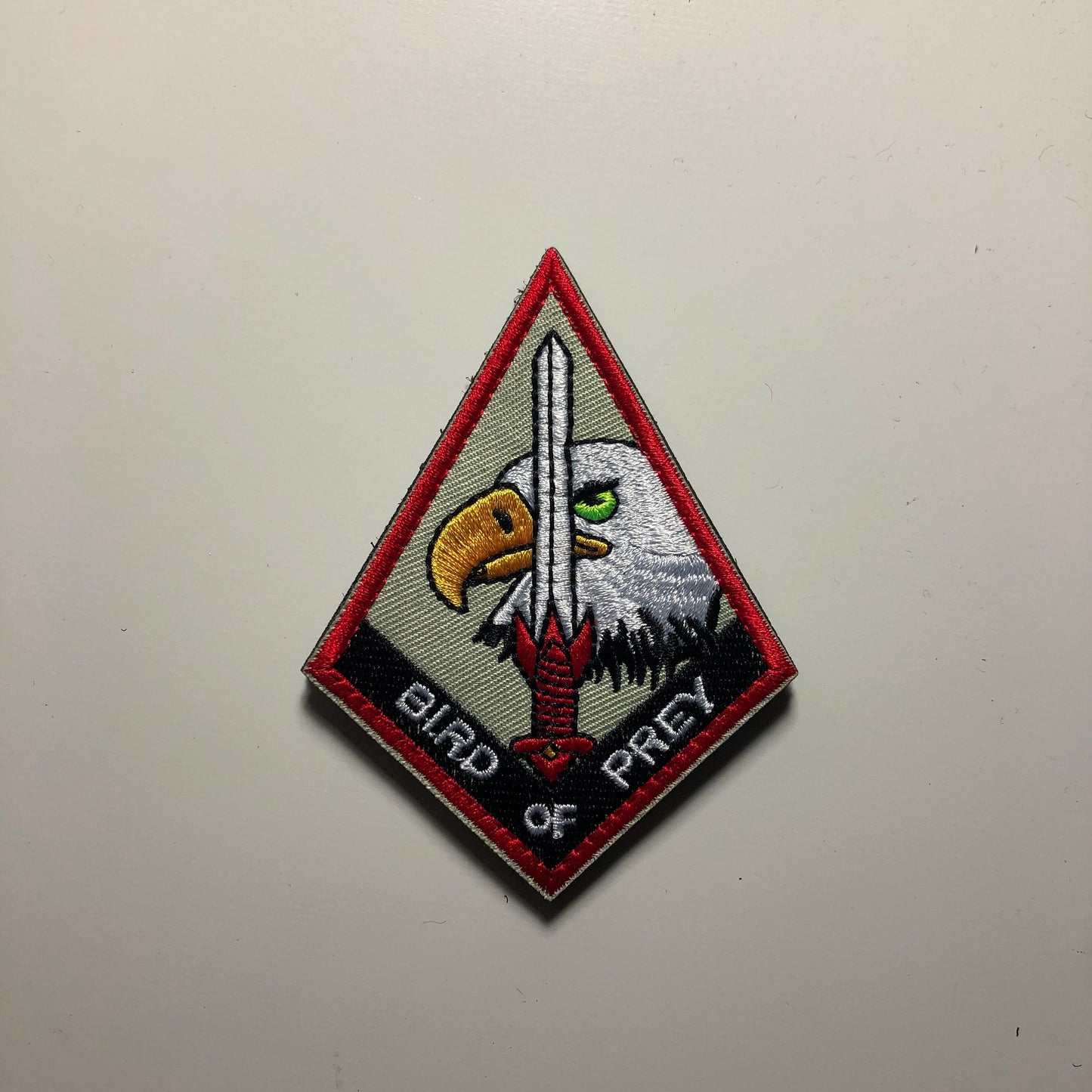 USAF Air Force Area 51 Bird Prey Military Hook Loop Patch Morale Fastener Emblem Badge eagle sword airplane