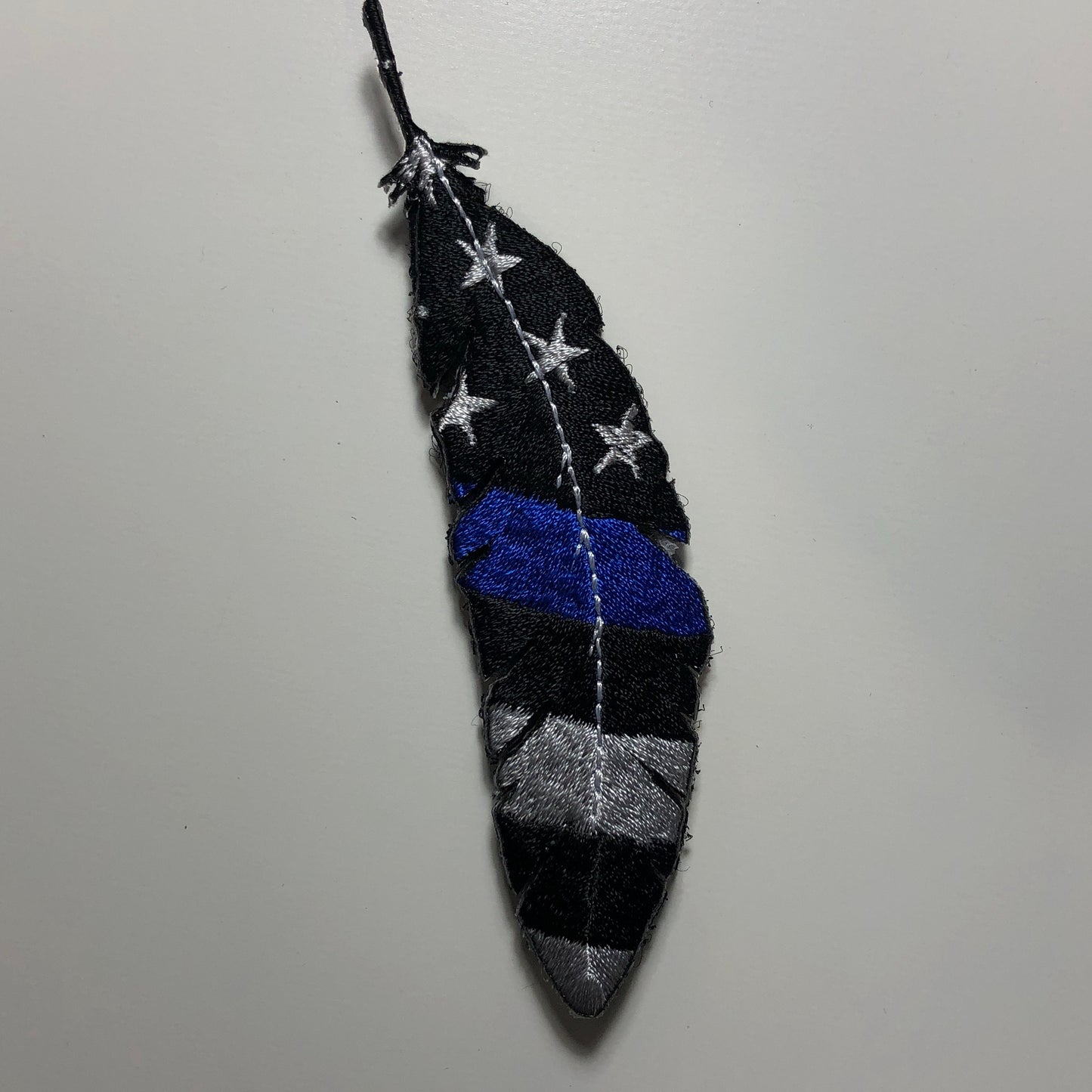 BLUE LINE feather QUILL Native American usa flag Maple leaf Tactical Patch Morale Army vest police ifak bag patriot black soul swat stars