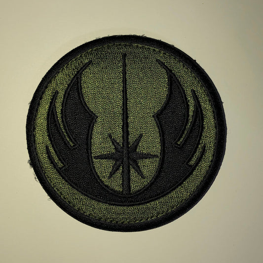 Green Olive JEDI MASTER Tab Order Fighter Patch Han Solo, Rebel Scum, Ship Skywalker Morale Badge Cap Imperial Lightsaber Movie Emblem